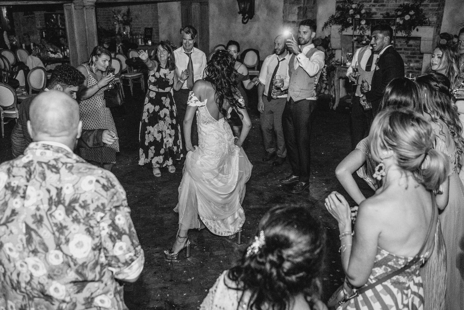 A photo of the bride