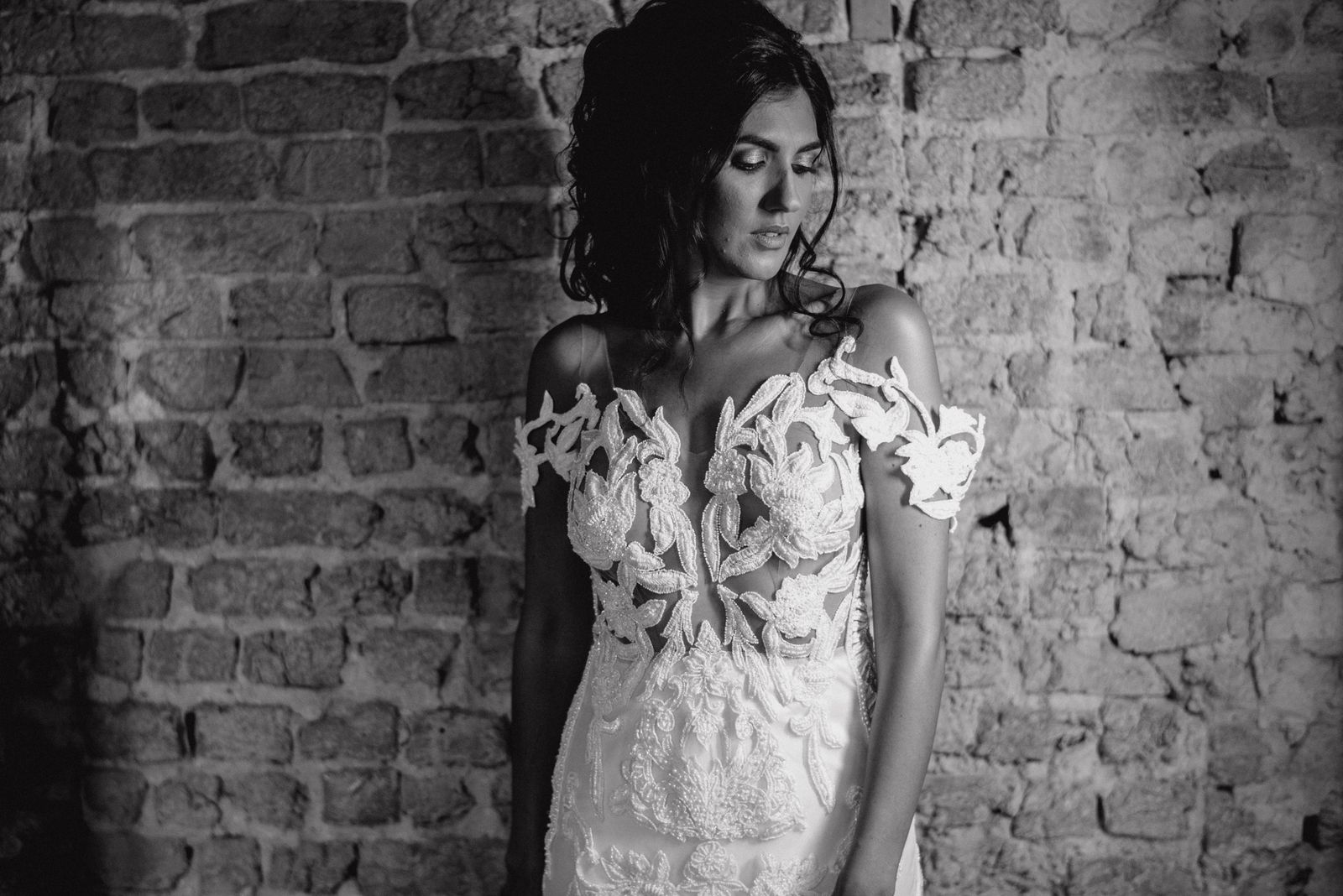 A photo of the bride