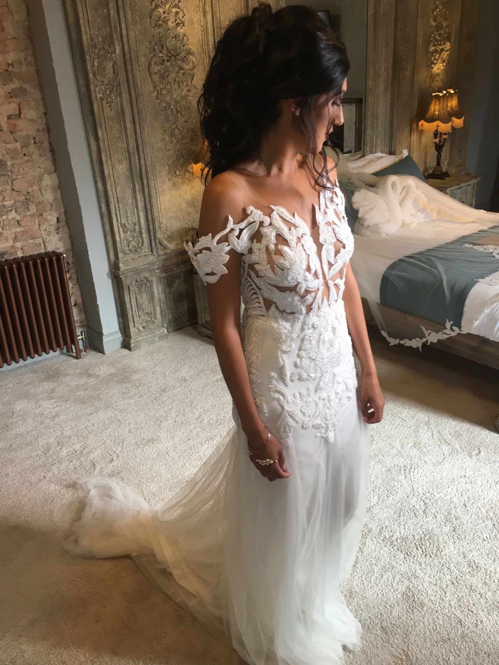 A photo of the bride