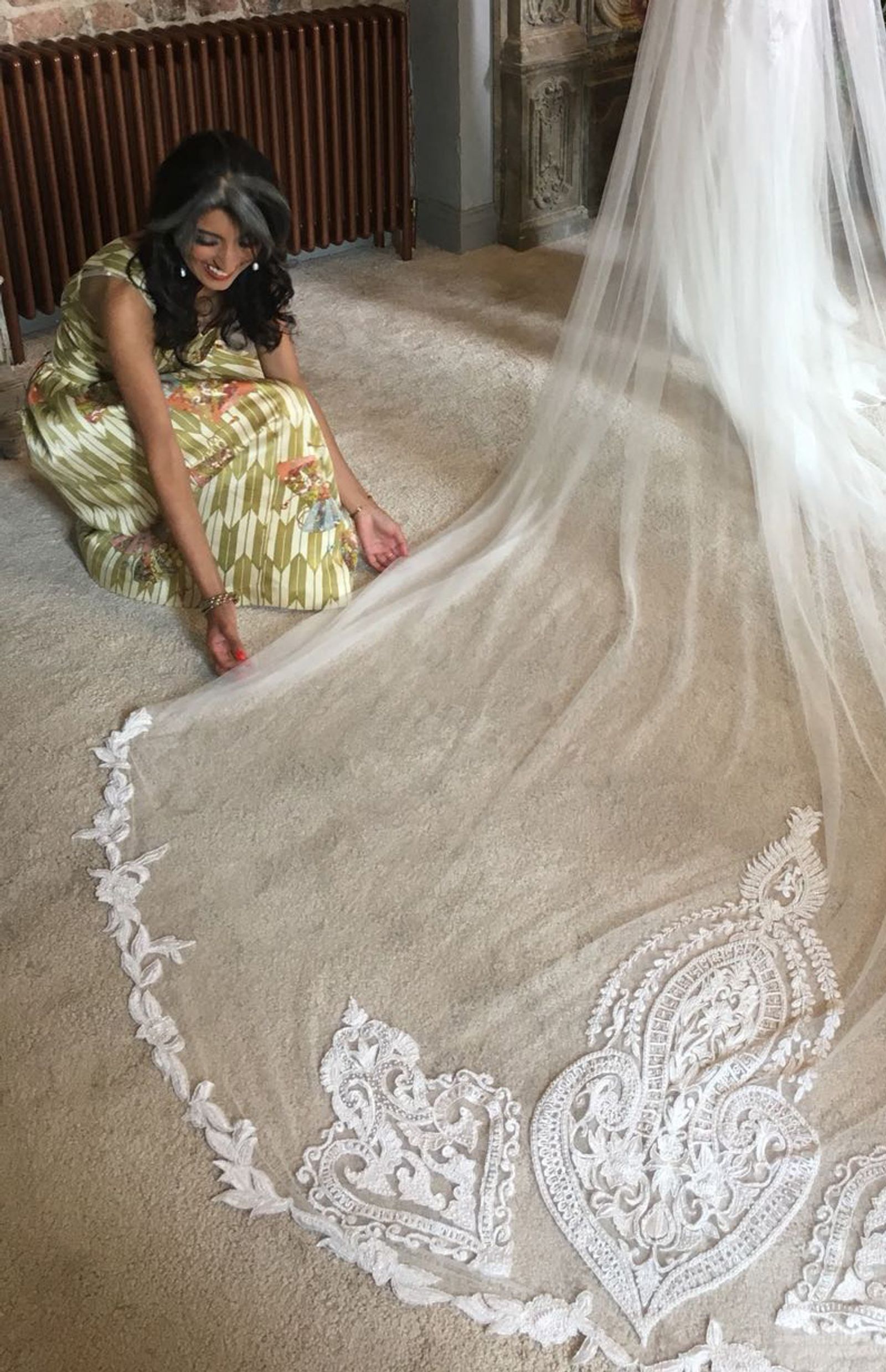 A photo of the bride